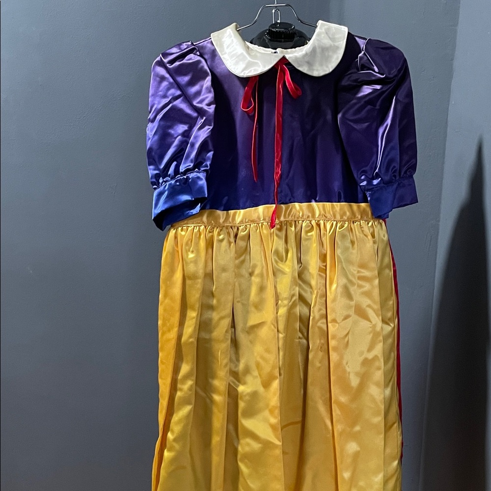 Snow White Costume with Purple/Yellow/Red Design Vintage
